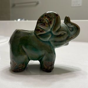 Green Elephant Candle, unscented